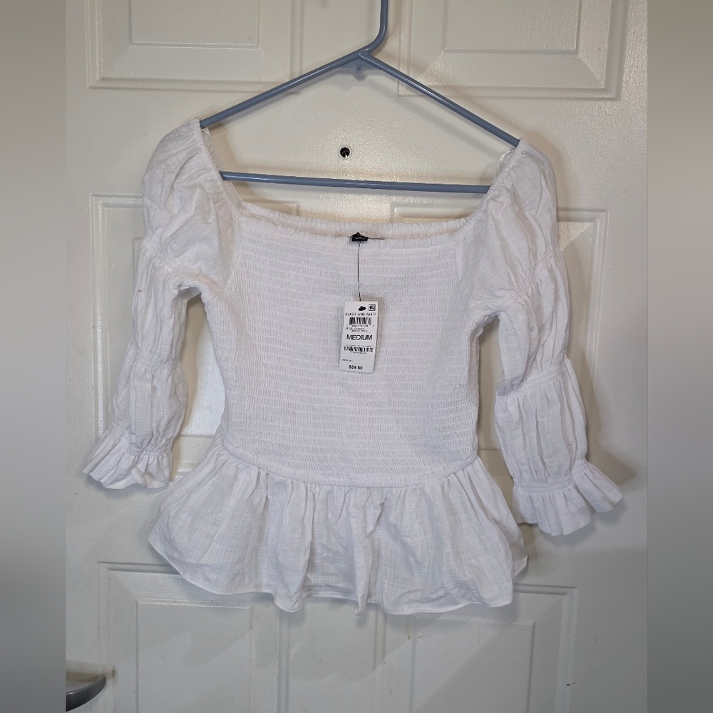 NWT INC International Concepts Top White Size Medium